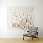 Tenture Ours en peluche ballon neutre à peine attendre Bab (En situation (horizontale))