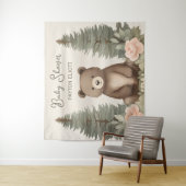 Tenture Ours forestier (En situation)