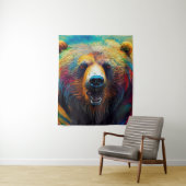 Tenture Ours Grizzly Animal Discovery Aventure Nature Pla (En situation)