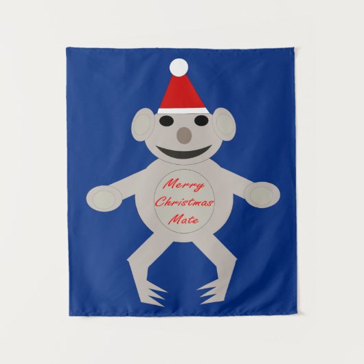 Tenture Ours Koala de Noël australien (Devant)