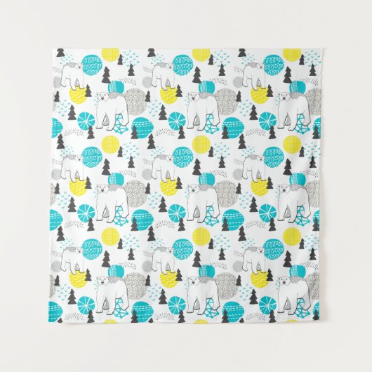 Tenture Ours polaire (Devant)