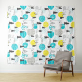 Tenture Ours polaire (En situation (horizontale))