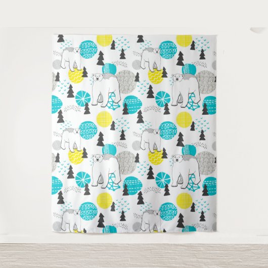 Tenture Ours polaire (Devant)