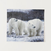 Tenture Ours polaire (Devant (Horizontal))