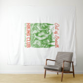 Tenture Out Breath Funny Sloth Randonnée Club (En situation (horizontale))