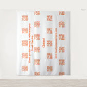 Tenture Ouverture officielle de l'entreprise Ajouter un lo (Devant)