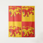 Tenture Owain Glyndescalr's Banner/Welsh Flag/Wales (Devant)