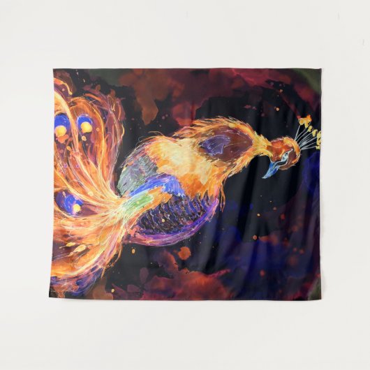 Tenture Pacock de Phoenix (Devant (Horizontal))
