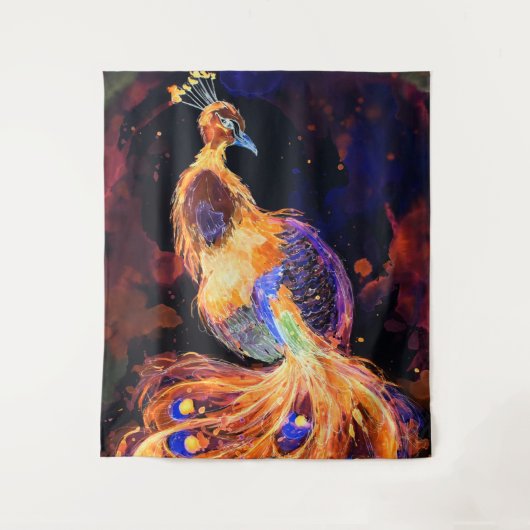 Tenture Pacock de Phoenix (Devant)