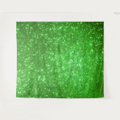 Tenture Pailleté de luxe vert or (Devant (Horizontal))