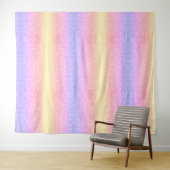 Tenture Paillettes Arc-en-ciel Pastel (En situation (horizontale))