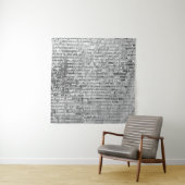 Tenture Paillettes en argent motif transparent (En situation (horizontale))