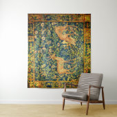 TENTURE PAIRE DE CERVEAUX EN DÉVERSEMENT, FLEURS D'IMAGINA (En situation)