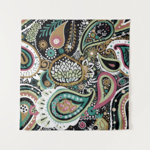 Tenture Paisley asiatique : design moderne et sans soudure