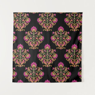 Tenture Paisley floral moghol, design sans soudure.