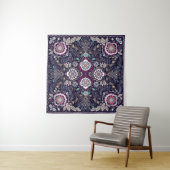 Tenture Paisley floral pattern (En situation)