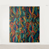 Tenture Paisley haché (Devant)