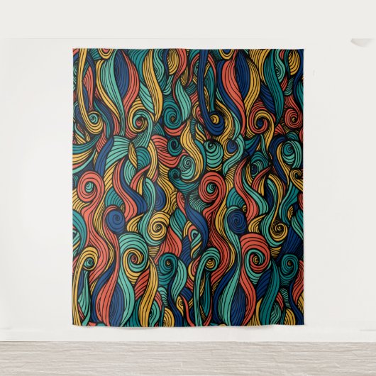 Tenture Paisley haché (Devant)