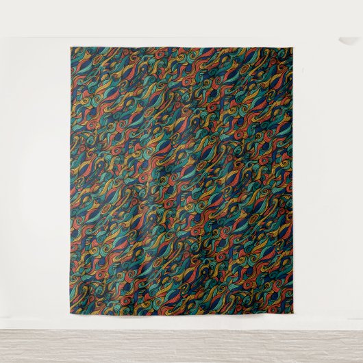 Tenture Paisley haché (Devant)