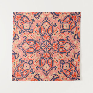Tenture Paisley sans couture : design motif vintage.