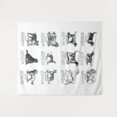 TENTURE PAIX DE CHIENS CLASSIQUES (Devant (Horizontal))