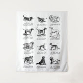 TENTURE PAIX DE CHIENS CLASSIQUES (Devant)