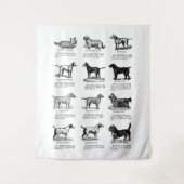 TENTURE PAIX DE CHIENS DE TERRIER CLASSIQUE (Devant)