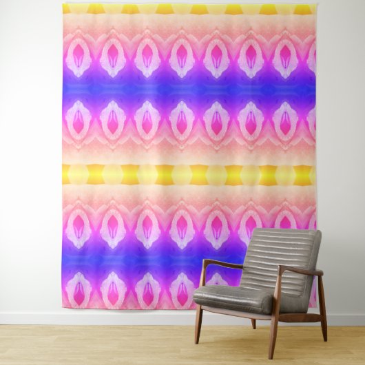 Tenture Paix Ikat Ipanema (En situation)