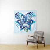 Tenture Paix pour Israël (En situation (horizontale))