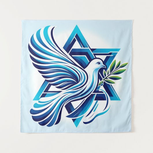 Tenture Paix pour Israël (Devant)