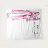 Tenture Pajamas Prosecco Chic Bachelorette Party Contexte (Devant (Horizontal))