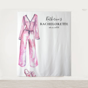 Tenture Pajamas Prosecco Chic Bachelorette Party Contexte