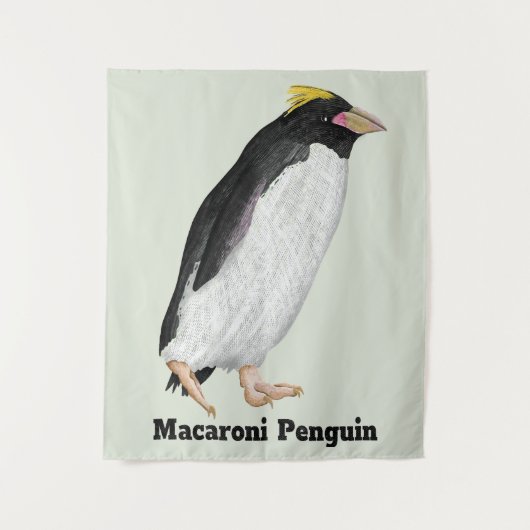 Tenture Palaeeudyptes Pingouin disparu (Devant)