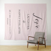 Tenture Pale Blush Amour Jamais Après La Fond (En situation (horizontale))