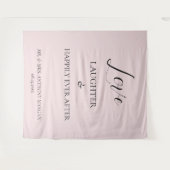 Tenture Pale Blush Amour Jamais Après La Fond (Devant (Horizontal))