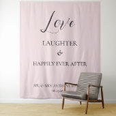 Tenture Pale Blush Amour Jamais Après La Fond (En situation)