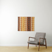 Tenture Pale Peachy Ikat 6 (En situation (horizontale))