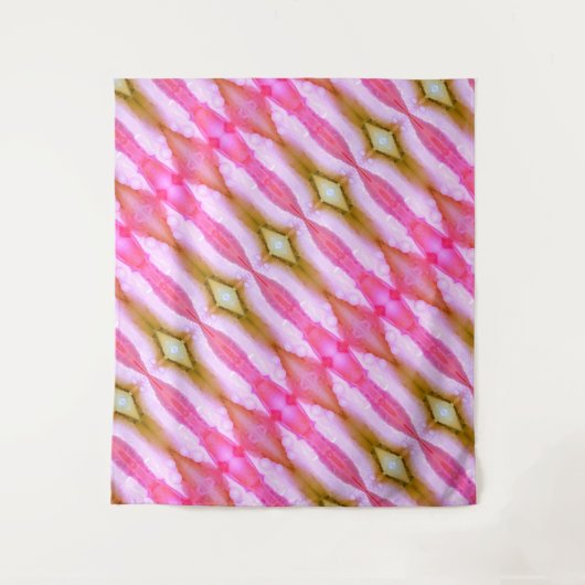 Tenture Pale Peachy x Miami Ikat (Devant)