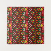 Tenture Palestine Tatreez Broderie traditionnelle (Devant (Horizontal))