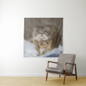 Tenture Pallas Chat dans la neige (En situation)