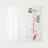 Tenture Palm Springs Dernière Flamingle Bachelorette Party (Devant (Horizontal))