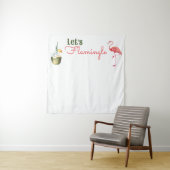 Tenture Palm Springs Dernière Flamingle Bachelorette Party (En situation)