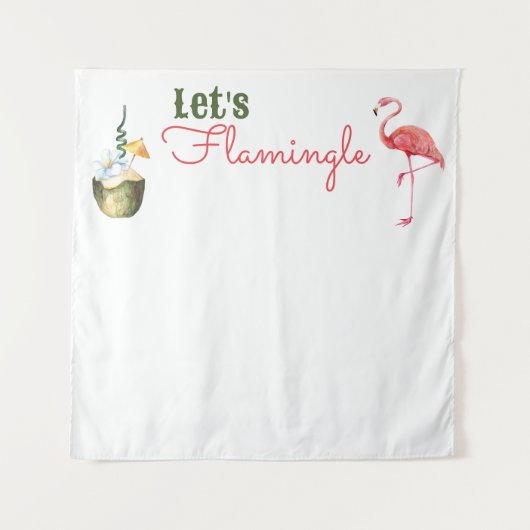 Tenture Palm Springs Dernière Flamingle Bachelorette Party (Devant)