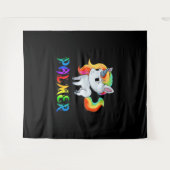 Tenture Palmer Unicorn (Devant (Horizontal))