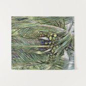 Tenture Palmier de coco moderne Vert tropical (Devant (Horizontal))