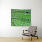 Tenture Palmier de Noël et gouttes de pluie (En situation (horizontale))