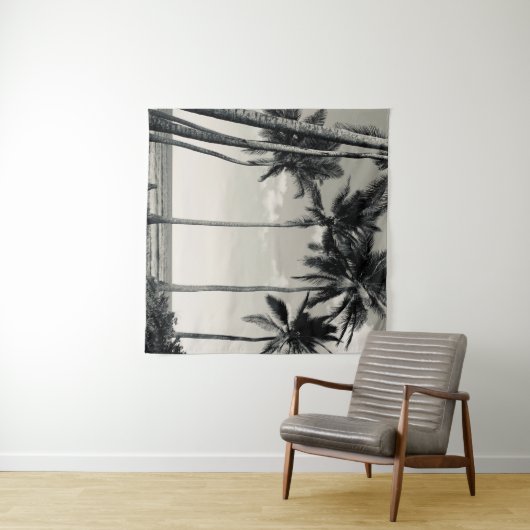 TENTURE PALMIER TROPICAL SUR LA PLAGE (En situation (horizontale))