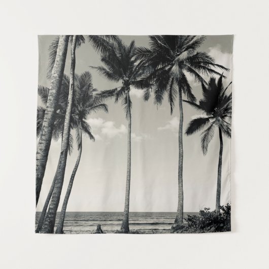 TENTURE PALMIER TROPICAL SUR LA PLAGE (Devant)