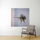 Tenture Palmier vert en bord de mer (En situation (horizontale))