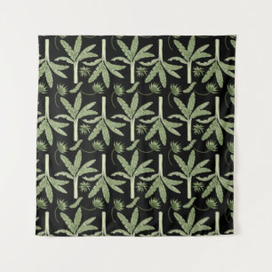 Tenture palmiers tropicaux sans couture motif